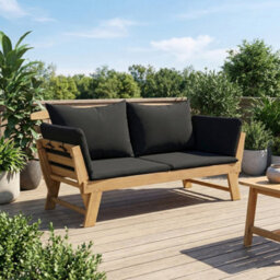 Patio Convertible Couch Sofa Bed Outdoor Daybed - thumbnail 6