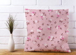 Warren Reed Designer Pretty Pink Flower Pattern Cushions 45Cm X 45Cm - thumbnail 2
