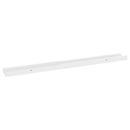 Vidaxl Wall Shelves 2 Pcs High Gloss White 80X9X3 Cm - thumbnail 5