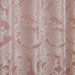 Emma Barclay Duchess Paisley Pencil Pleat Curtains Blush - thumbnail 3