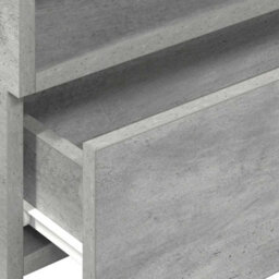 Berkfield Wall-Mounted Bedside Cabinets 2 Pcs Concrete Grey 45X26X28.5 Cm - thumbnail 9
