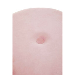 Premier Housewares Interiors By Premier Ivy Pink Velvet Stool - thumbnail 8