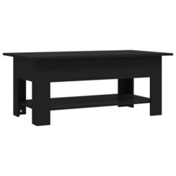 Berkfield Modern Coffee Table Black 102X55X42 Cm Engineered Wood - thumbnail 1