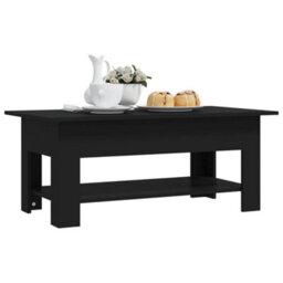 Berkfield Modern Coffee Table Black 102X55X42 Cm Engineered Wood - thumbnail 5