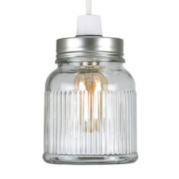 Valuelights Brushed Chrome Ceiling Shade (D)12Cm