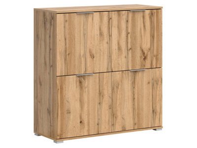 Arte Zele 104 Cm 4 Door Sideboard Oak Wotan - image 1