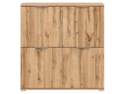 Arte Zele 104 Cm 4 Door Sideboard Oak Wotan - thumbnail 2