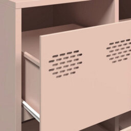 Vidaxl Sideboard Pink 135X39X103.5 Cm Cold-Rolled Steel - thumbnail 9