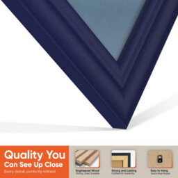 "30X17"" Purple Classic Vinyl Record Frame With Pompadour Mount For 12 Inch Lp Album Cover & Disc - Ak Frames" - thumbnail 3