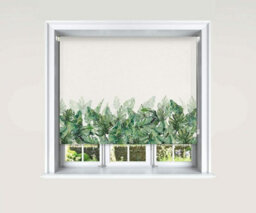 Lister Cartwright Blackout Roller Blinds Child Safety Included Beautiful Design, Climbing Leaves , 180 X 140 Cm - thumbnail 1