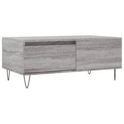 Berkfield Modern Coffee Table Grey Sonoma 90X50X36.5 Cm Engineered Wood - thumbnail 1