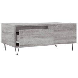 Berkfield Modern Coffee Table Grey Sonoma 90X50X36.5 Cm Engineered Wood - thumbnail 6