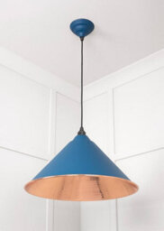 From the Anvil Hammered Copper Hockley Pendant In Upstream - thumbnail 5