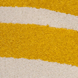 The Rugs Joli Yellow And White Striped Rug Soft Dense Pile Easy To Clean And Pet Friendly For Living Rooms And Bedrooms - thumbnail 5