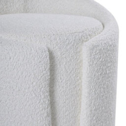Modern Dressing Table Stool Makeup Bench Soft Padded Cushion Vanity Seat White - thumbnail 3