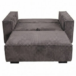 Sofa Bed Pull Out Storage Viva Star I Poso Brown Freestanding Living Room Furniture 123 Cm - thumbnail 4