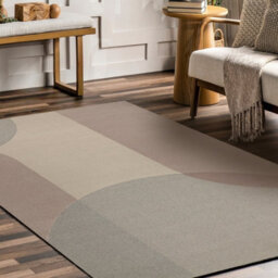 RugsX Flux 461.7.ae200 Wool Carpet Osta - Geometric, Structural, Loft Beige Pink 120X170 Cm