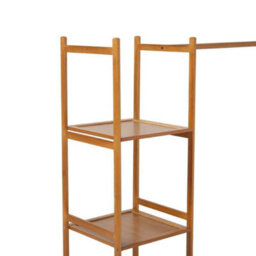 Freestanding Bamboo Clothes Rack ,storage Organizer With Shelves For Tidy And Stylish Home Décor - thumbnail 6