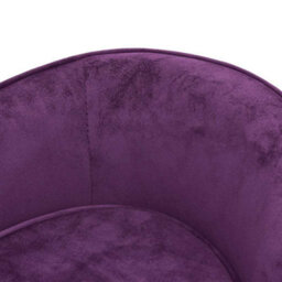 Berkfield Sturdy Dog Sofa Burgundy 69X49X40 Cm Plush And Faux Leather - thumbnail 7