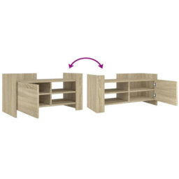 Berkfield Tv Cabinet Sonoma Oak 80X35X40 Cm Engineered Wood - thumbnail 7