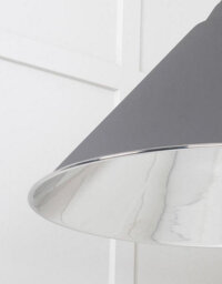 From the Anvil Smooth Nickel Hockley Pendant In Bluff - thumbnail 6