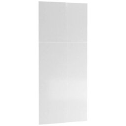 Urbn-Living Urbnliving 180Cm Height 4 Sliding Doors White Wardrobe Bedroom Storage Closet Hanging Rail Cupboard Unit - thumbnail 5