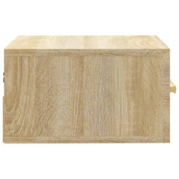 Berkfield Sturdy Wall-Mounted Bedside Cabinets 2 Pcs Sonoma Oak 35X35X20 Cm - thumbnail 8
