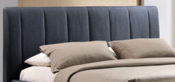 Save On Goods UK 4Ft6 Double Fabric,upholstered,bed Frame,bedstead,padded,linen Grey - thumbnail 3