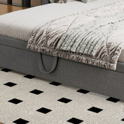 Abrihome Upholstered Bed, Single Bed 90X190Cm, Bottom With Bed 90X180Cm, Can Be Joined Into A Double Bed, Daybed Sofa Bed, Linen, Grey - thumbnail 6