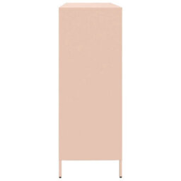 Berkfield Sideboard Pink 135X39X103.5 Cm Cold-Rolled Steel - thumbnail 6