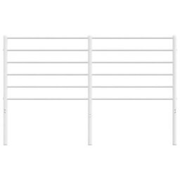 Walplus White Metal Headboard For 135 Cm Bed Frame  Bedroom Furniture - thumbnail 4