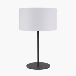 Pacific Lifestyle Set Of 2 Elin Matt Black And Ivory Table Lamp - thumbnail 4