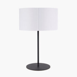 Pacific Lifestyle Set Of 2 Elin Matt Black And Ivory Table Lamp - thumbnail 5