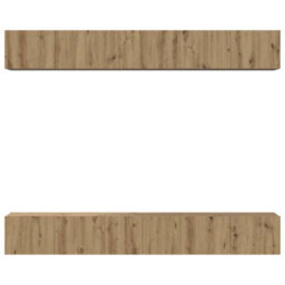Berkfield Tv Cabinet 6 Pcs Artisan Oak 60 X 30 X 35 Cm Engineered Wood - thumbnail 7