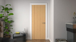 Green & Taylor Oak Traditional Vertical Panel Fd30 Fire Door - thumbnail 2
