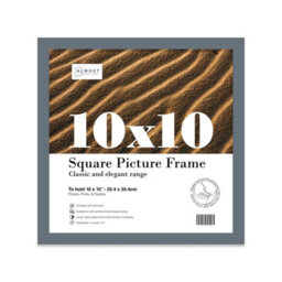10X10 Grey Picture Frame (25.4 X 25.4Cm) Poster, Photo, Artwork, Gallery Wall Or Print - thumbnail 1