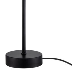 GoodHome Nunbird Plain Conical Matt Black & White Table Lamp - thumbnail 5