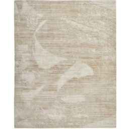 Beige Abstract Wool Luxurious Modern Easy To Clean Abstract Dining Room Bedroom And Living Room Rug -274Cm X 366Cm - thumbnail 6