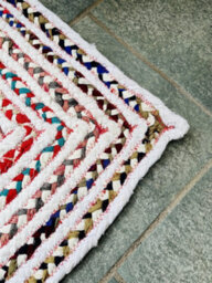 Second Nature Online Carnival Square Bedroom Rug Ethical Source With Recycled Fabric / 120 Cm X 120 Cm - thumbnail 7