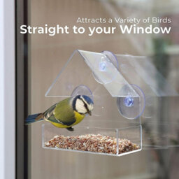 Window Bird Feeder Hanging Suctions With Glass Clear Hanging Feeders For Birds - thumbnail 8