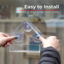 Window Bird Feeder Hanging Suctions With Glass Clear Hanging Feeders For Birds - thumbnail 6