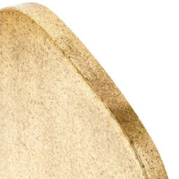 Wyld And Coco Aurora Brass-Finish Wall Clock 78 X 50 Cm Irregular Shape With Black Hands - thumbnail 5