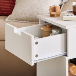 Sobuy Fbt134-W, Mobile Storage Cabinet Side Cabinet File Cabinet,white,w70Xd30Xh61 - thumbnail 8
