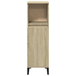 Berkfield Bathroom Cabinet Sonoma Oak 30X30X100 Cm Engineered Wood - thumbnail 4