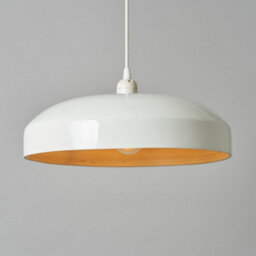 Litecraft Kane White Bamboo Easy Fit Lamp Shade - thumbnail 3