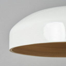 Litecraft Kane White Bamboo Easy Fit Lamp Shade - thumbnail 5