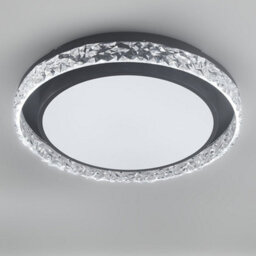 Living And Home Round Acrylic Flush Mount Led Ceiling Light 50Cm White Light - thumbnail 4