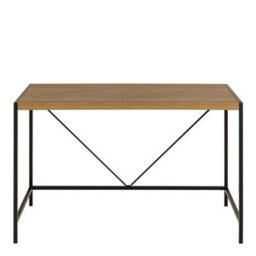 Furniture To Go Bahamas Office Desk And Black And Oak - thumbnail 2
