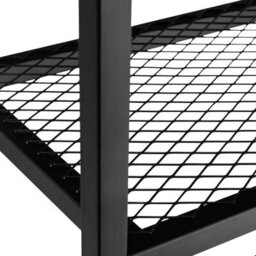 Tectake Bedside Table Derby - Industrial Style, With Grid Shelf, 45.5 X 45.5 X 55.5 Cm - Industrial Wood Light, Oak Sonoma - thumbnail 4