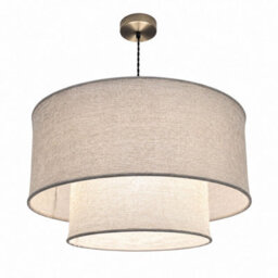 CGC Lighting Cgc Marisol Large 50Cm Two Tier Oatmeal Linen Lampshade - thumbnail 5